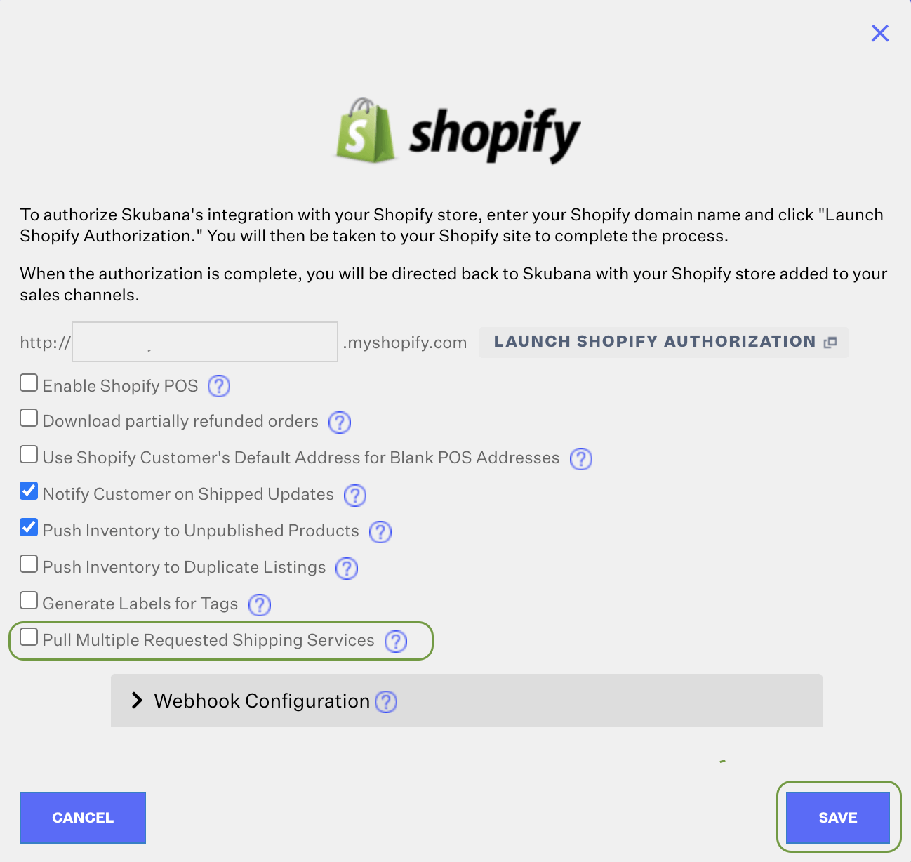 pull in multiple values for the Requested Shipping Service-2