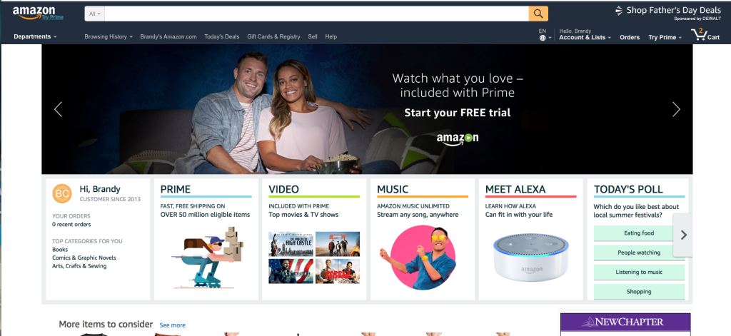 Amazon- an Ebay Alternative