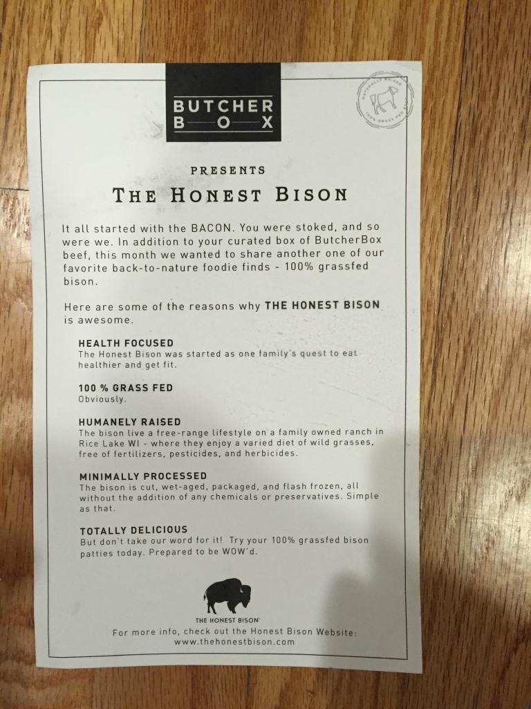 The Honest Bison | Unboxing ButcherBox