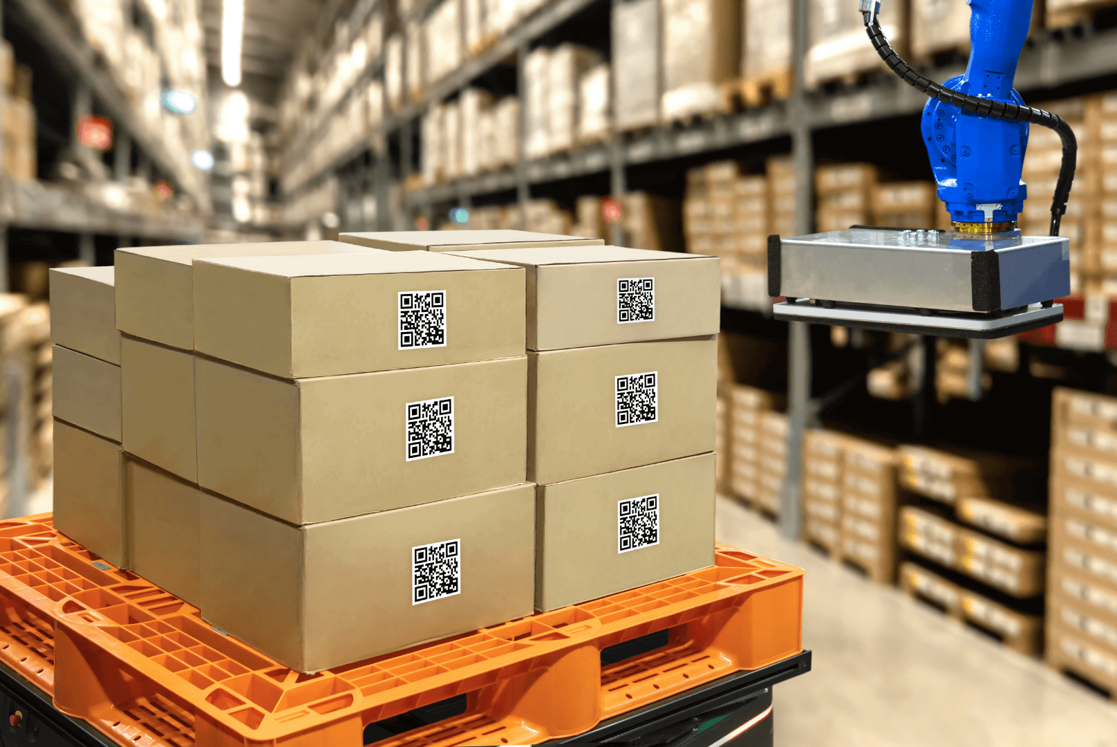 QR Codes Asset warehouse and inventory