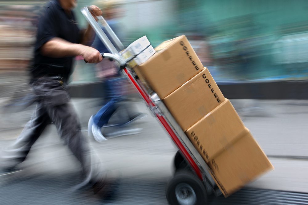 Amazon logistics dolly