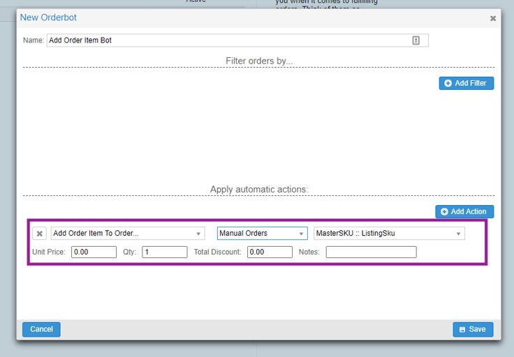 add item orderbot-1