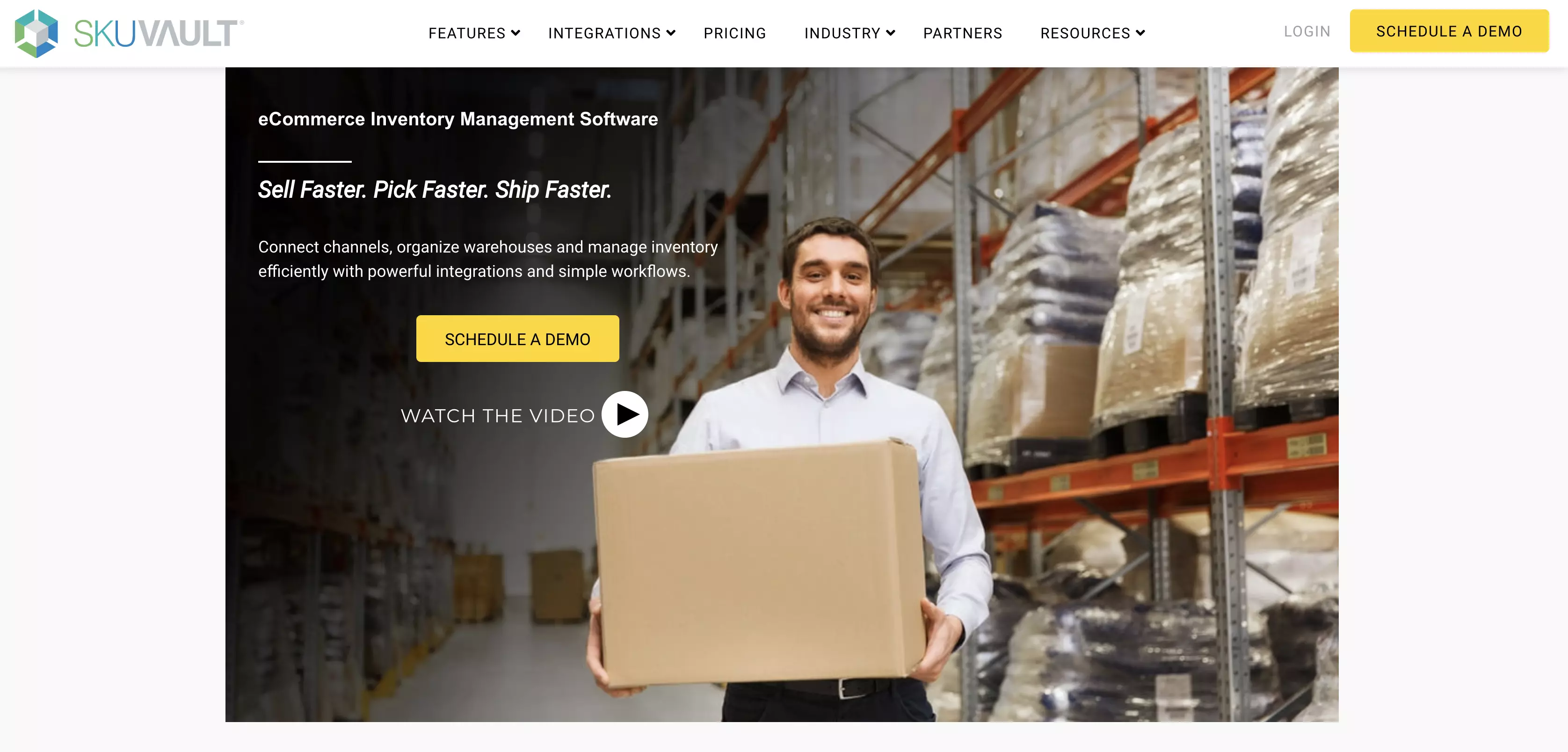 SkuVault vender mais rápido pick mais rápido navio mais rápido