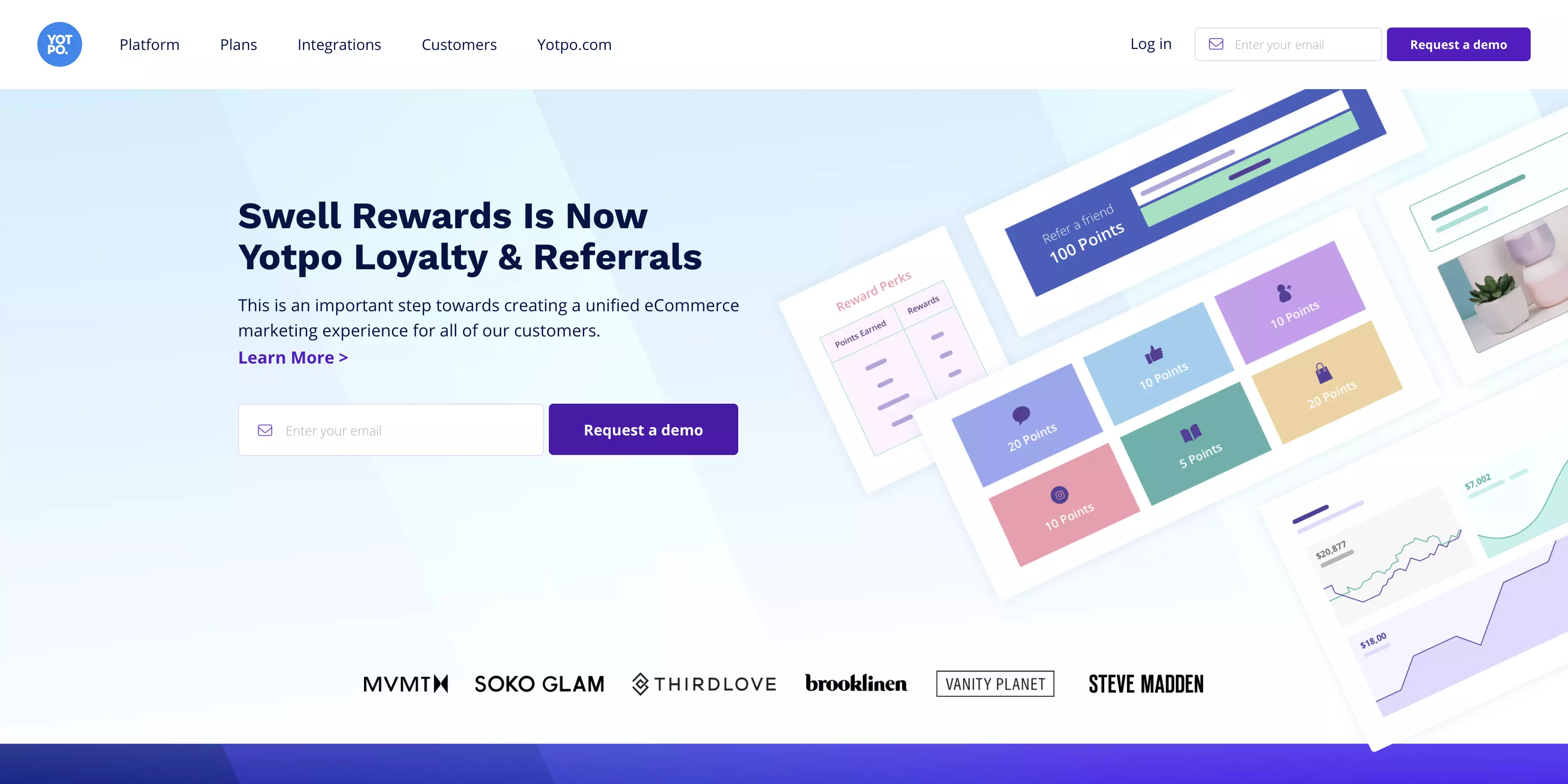 Swell Rewards loyalty and referral platform
